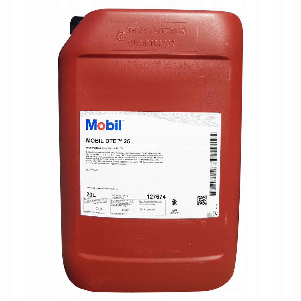 Mobil dte 25 20 l